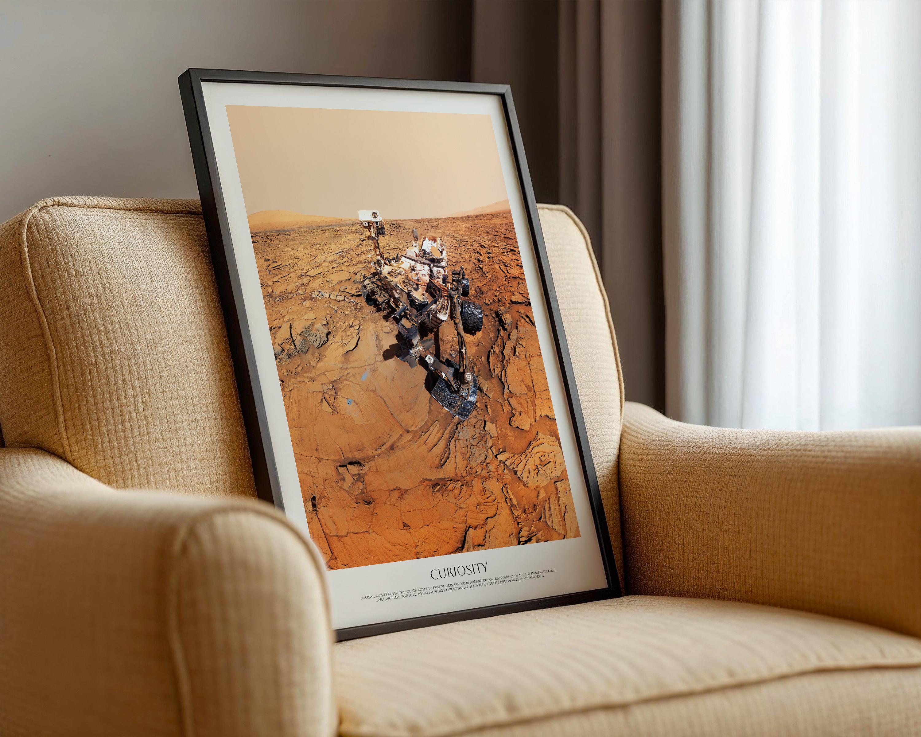 NASA Mars Curiosity Rover Selfie Space Poster - Etsy