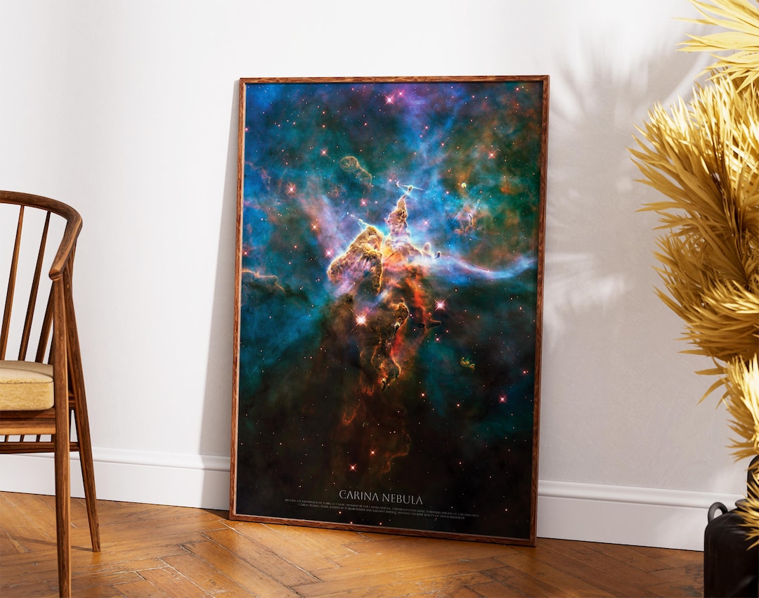 NASA Carina Nebula Hubble Telescope Space Art Print - Etsy