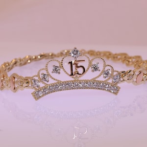 15th Birthday Girl 15th Birthday Gift Bracelet Fifteen 