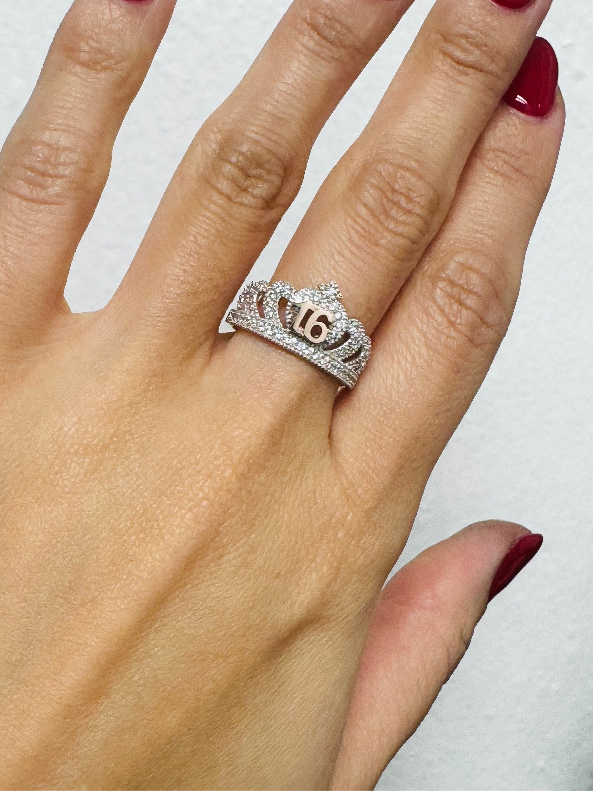 Sterling Silver 10k 14k 18k Gold Personalized Engraved 1Carat Moissani Engagement Ring For Her Free Engraved