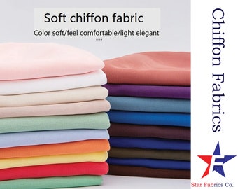 Chiffon fabric Samples / luxury Chiffon fabric samples / Chiffon sheer fabric /Chiffon wedding dress fabric samples