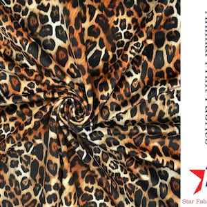 Animal print fabric by the yard, cheetah print fabric, leopard print fabric, tiger print fabric, safari fabric, wild animal fabric.