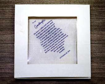Wedding Handkerchief for Dad Personalized Wedding Handkerchief for Men Embroidered Wedding Handkerchief For Father Wedding gift to dad