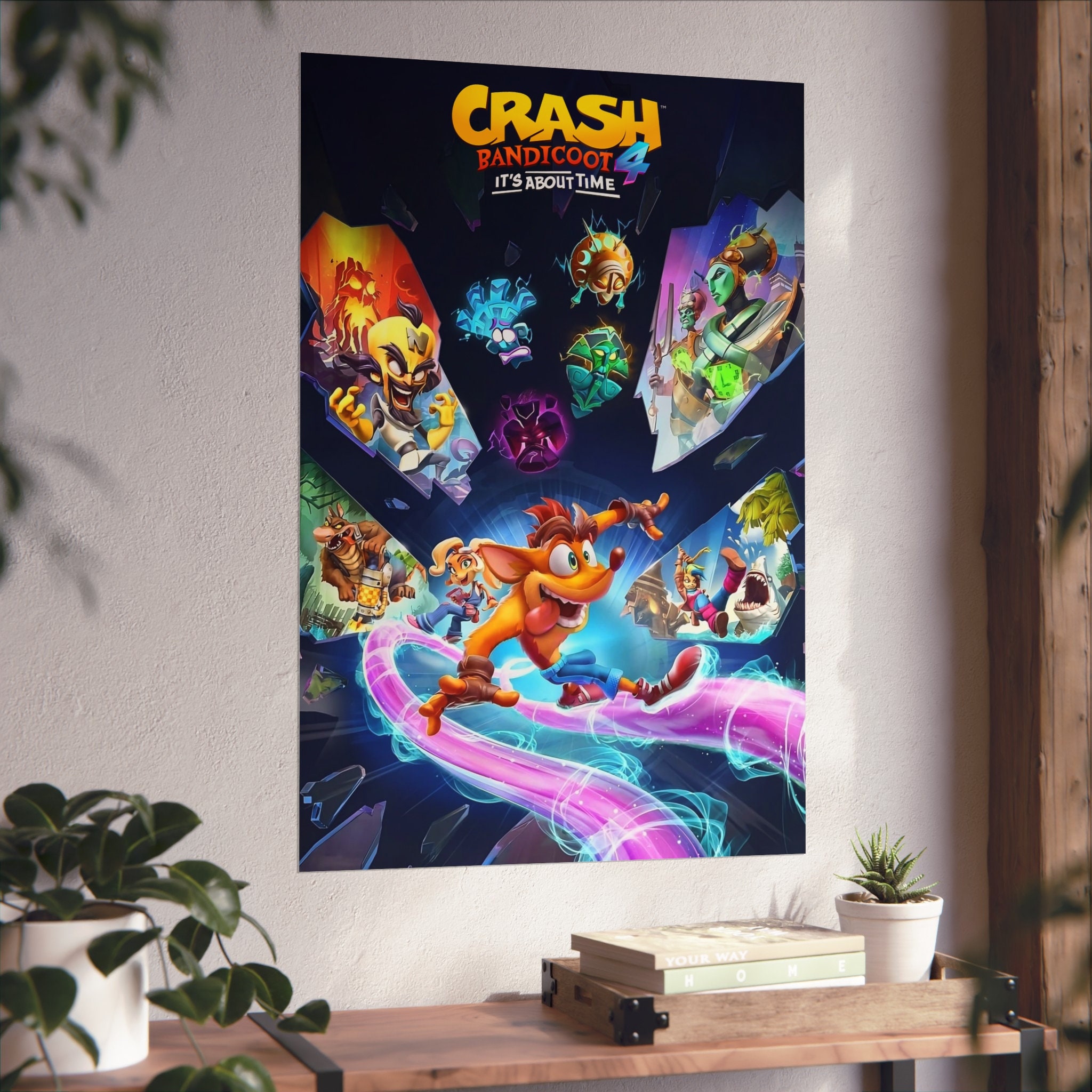 It's About Time, Crash Bandicoot Poster