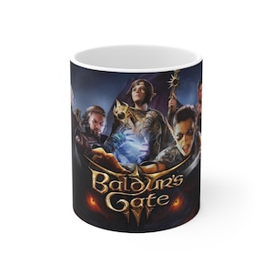 Baldurs Gate 3 White Mug