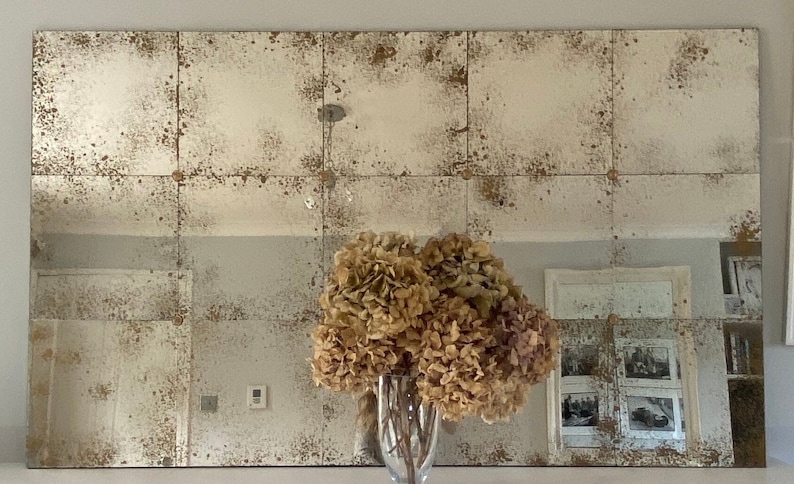 Antique Mirror Tiles 30cm X 30cm Dark Gold - Etsy UK