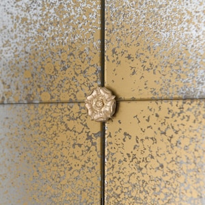Handmade Gold Rosette
