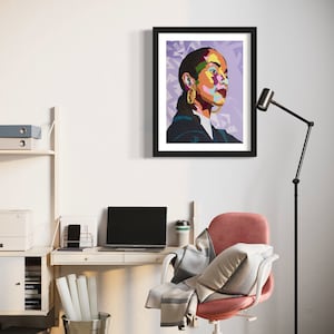 Sade Art Print For Living Room Soulful Wall Art Music Inspired Art Print Of Sade For Home Decor