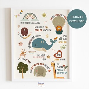 Positive Affirmation Poster for Children – Digital Download