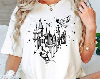 Wizard Castle Shirt, Wizard School Shirt, Magical Castle Shirt, Wizard Shirt, Magic Shirt