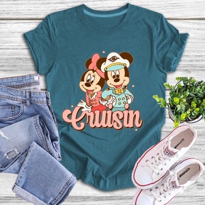 Magical Cruisin Shirt , Matching Disney Cruise Shirt , Disney Cruise Vacation Shirt , Mickey Magical Cruisin Bleached shirt , Let's Cruise