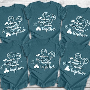 Disney Making Family Memories Shirt, Disney Vacation 2024 Shirt, Disney Family Trip 2024 Shirt, Custom Disney Family Shirt