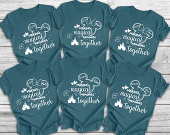 Disney Making Family Memories Shirt, Disney Vacation 2024 Shirt, Disney Family Trip 2024 Shirt, Custom Disney Family Shirt