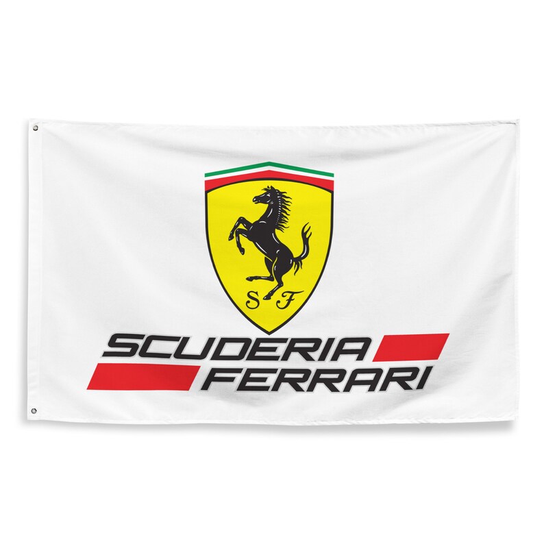 FERRARI - GRAND Prix F1 - Formule 1 - Drapeau Forza Ferrari - En Tissus