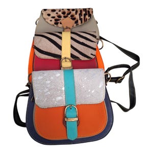 Leopard home made shoulder bag