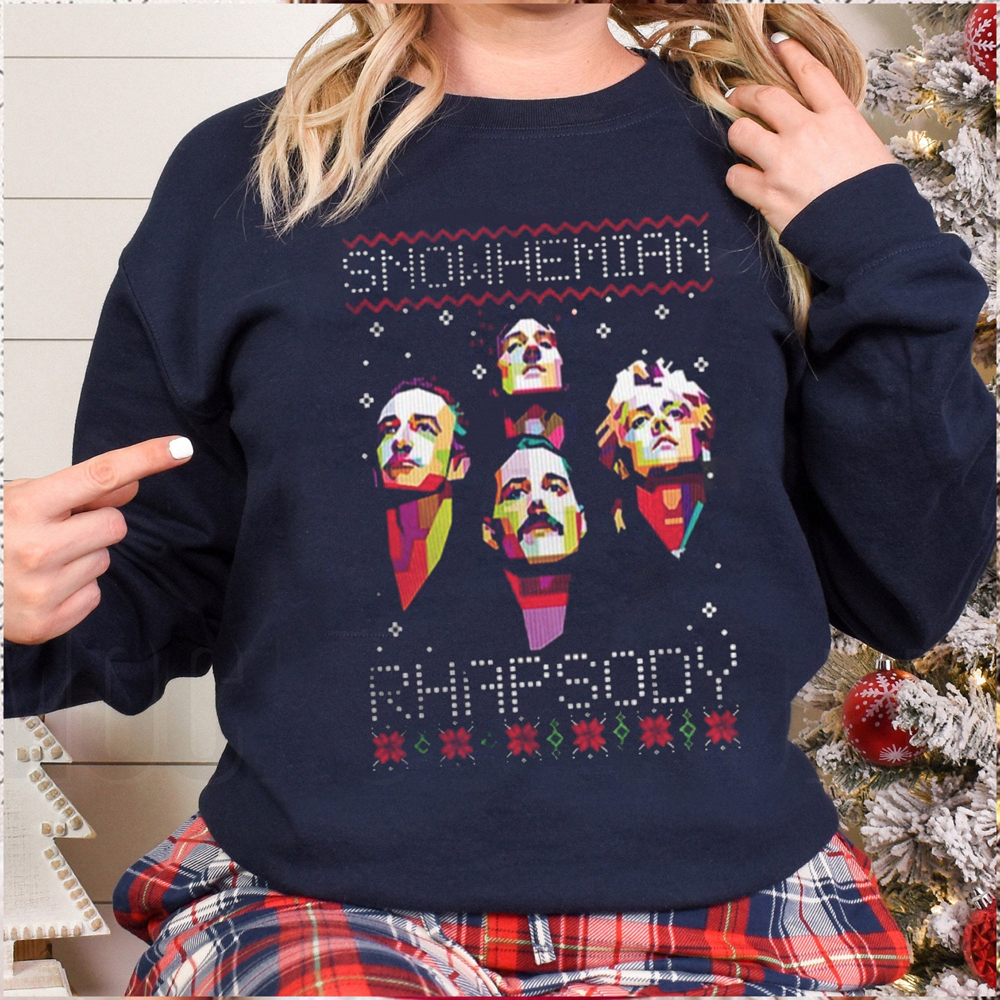 Freddie Mercury We are The Champion 3D Sweater Christmas Gift Ugly