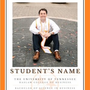 Sjabloon afstudeerkaart - Universiteit van Tennessee