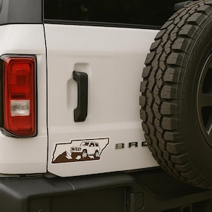 Ford Bronco Decal - Tennessee Shape