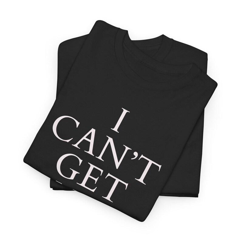Maroon unisex tee with striking white “I Can’t Get No Sleep” text, humorous insomnia gift tee, music quote graphic.