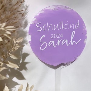 Cake topper Communion 1st Holy Communion Birthday School Enrollment Baby Shower Cake Name Personalized Acrylic Baptism Birth Confirmation image 8