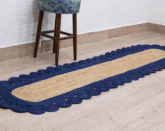 Chindi-Baumwollteppich, Juteteppich, natürlicher bunter Teppich, Baumwollteppich, quadratischer Juteteppich, Boho-Dekorteppich, geometrische