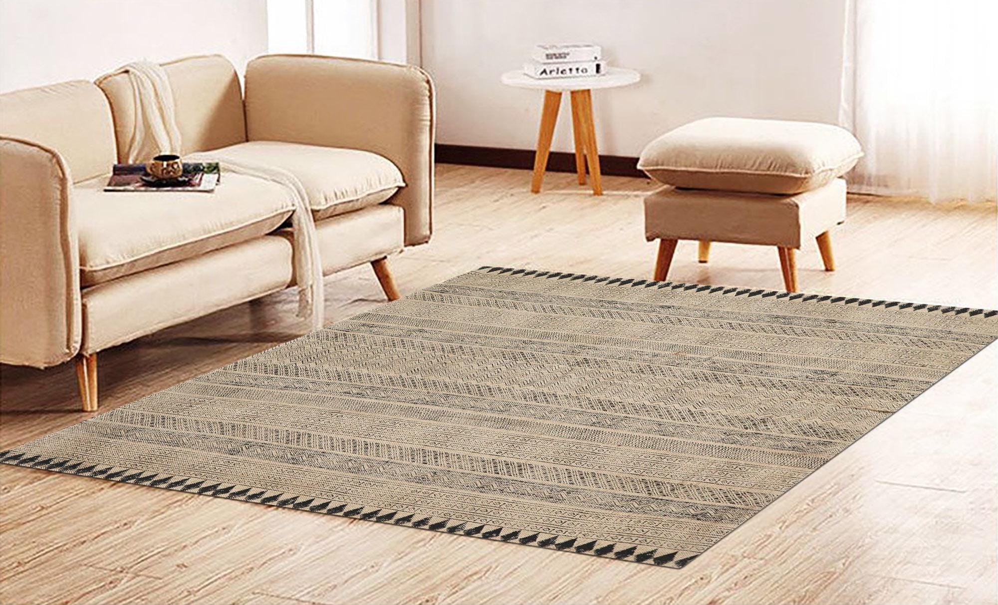 Square Area Rug 3x3 5x5 8x8 6x6 Ft Washable Cotton Rugs Kitchen Floor ...