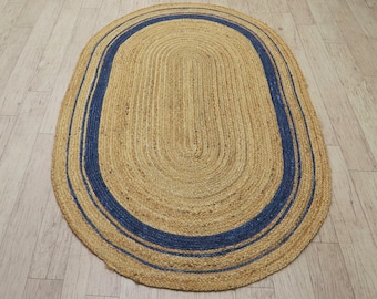 Chindi-Baumwollteppich, Juteteppich, natürlicher bunter Teppich, Baumwollteppich, quadratischer Juteteppich, Boho-Dekorteppich, geometrische