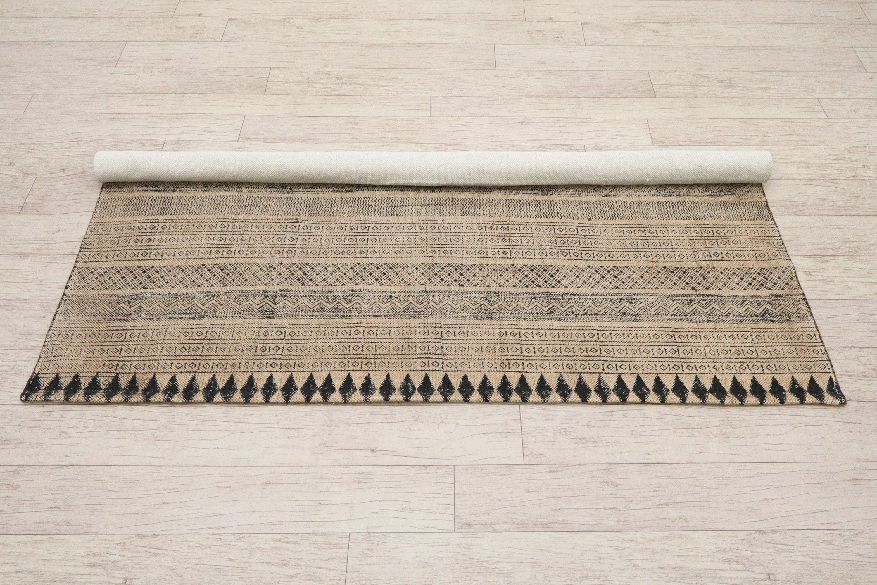 Square Area Rug 3x3 5x5 8x8 6x6 Ft Washable Cotton Rugs Kitchen Floor ...