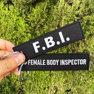 FBI 女性身体検査官 バイク ギフト 車のキーリング バイク キータグ バイカー ギフト ライダー キータグ バイク キーチェーン 面白いギフト