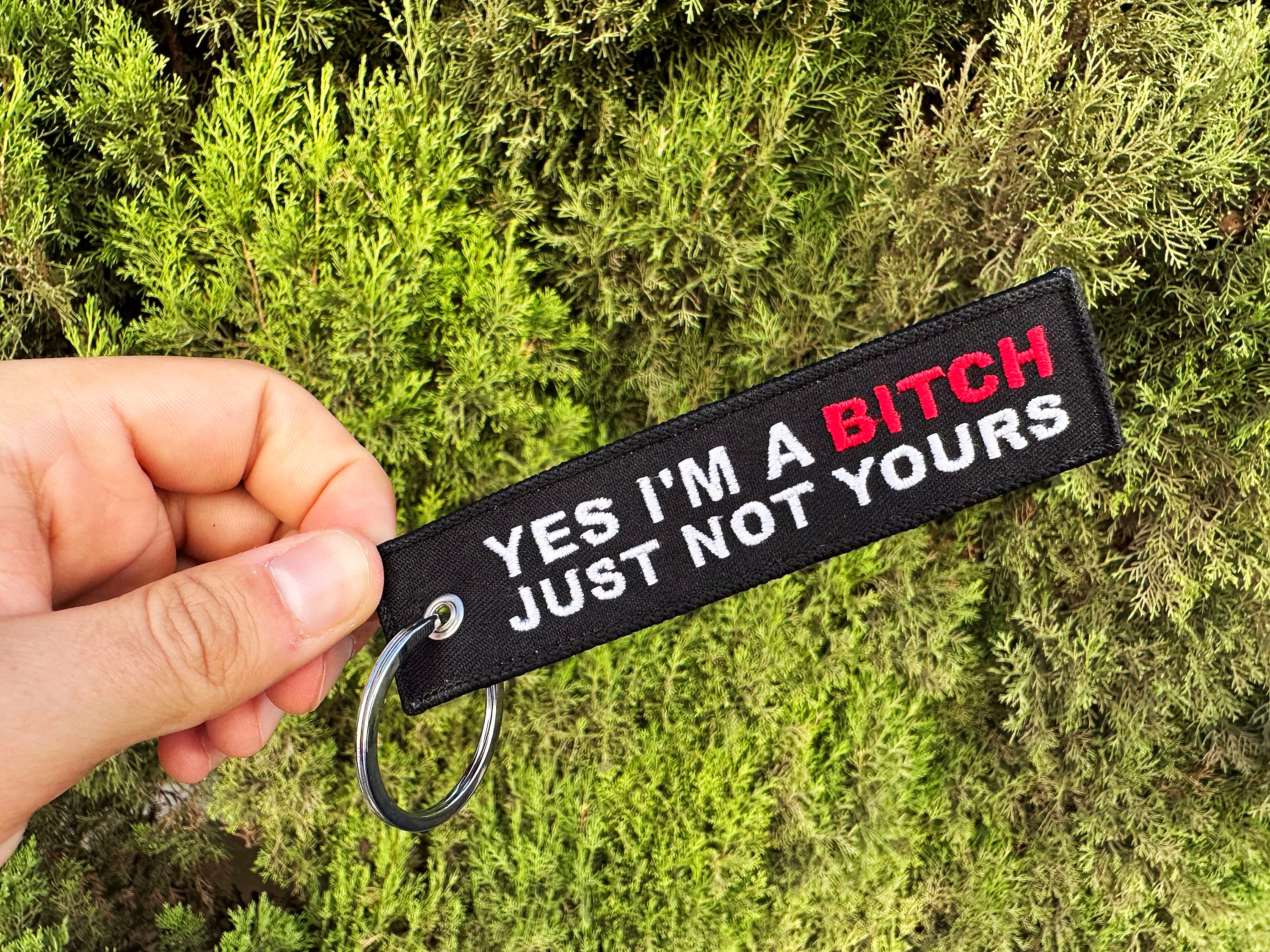 Yes I'm A Bitch Just Not Yours Bumper Sticker | Funny Vinyl Decal D623