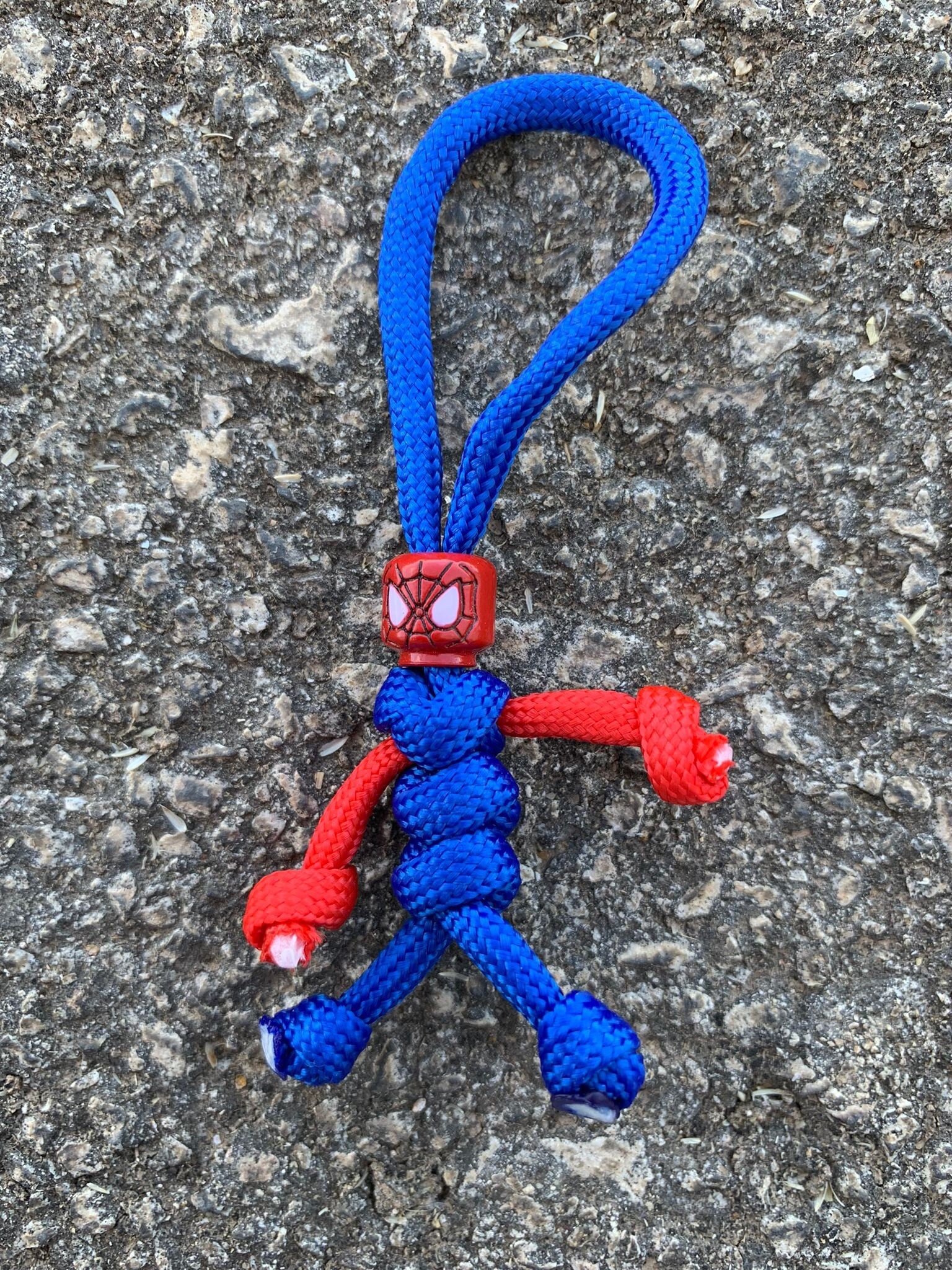 Spiderman Keychain, Paracord Buddy