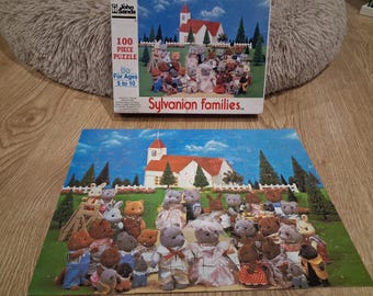 Vintage Sylvanian Families puzzle