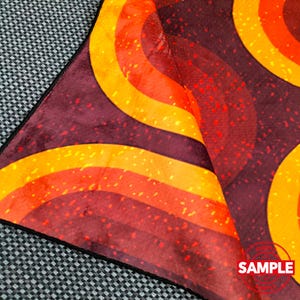 Groovy 70s Rug: Psychedelic Wavy Design image 8