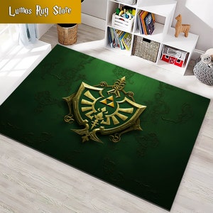 Tappeti Legend Of Zelda, tappeto da giocatore, tappeto regalo per giocatore, tappeto da giocatore Zelda, tappeto per sala giochi, tappeti per cameretta dei ragazzi, tappeto per soggiorno, tappeti per cameretta dei bambini