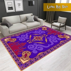 Aladdin Teppich, Zauberteppich, Teppich für Wohnzimmer, Kinderzimmer, Teppich, Teppichboden, Marokkanischer Teppich