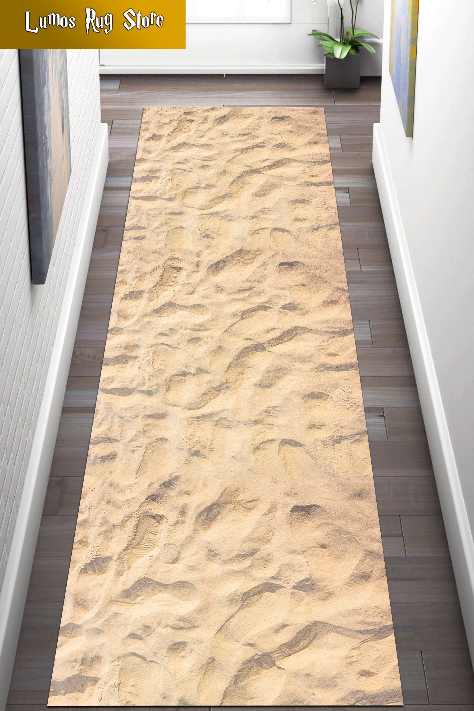 Beach Area Rug: Nautical Sea Sand Design, Cotton Woven - Etsy