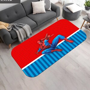 Spider-Man Rug: Kids Room Decor, Super Hero Design