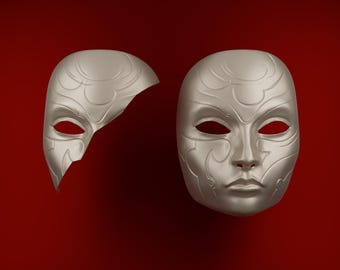 Prestige Masque of the Black Rose Katarina mask (Welcome to Noxus Trailer) NEW VERSION