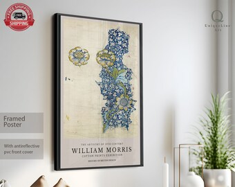 William Morris Botanical Print: Art Nouveau Vintage Home Decor