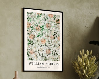 William Morris Botanical Print: Art Nouveau Vintage Home Decor