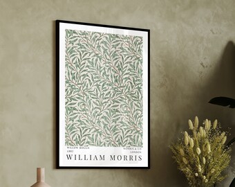 Impresión de William Morris Willow Bough: póster botánico Art Nouveau