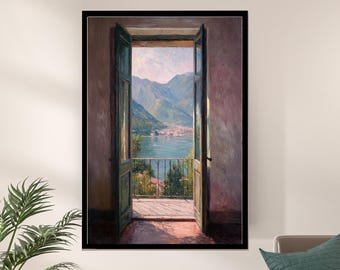 Henri Matisse Open Window Print: Fauvism Style Coastal Art