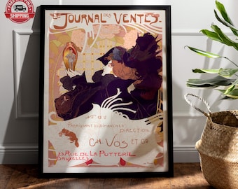 Vintage French Poster: Danse de Moscou 1920 - Ballet Dancer Art Nouveau Print