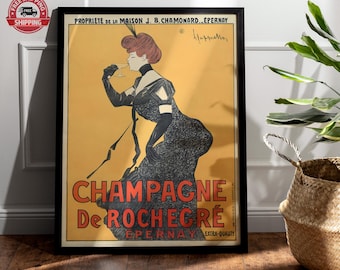 Vintage French Champagne Poster: Leonetto Cappiello Belle Époque Print