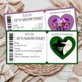 Personalised theatre ticket scratch card reveal, Surprise scratch reveal showtime ticket, scratch reveal for a surprise gift, concert, panto product logo