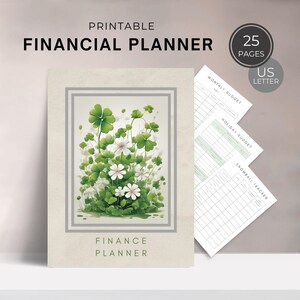 Finance Planner Printable, Budget Tracker, Debt Snowball Tracker, Instant Download, Personal Finance, Monthly Budget, Financial Organizer