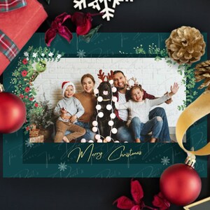 Editable Grinch Christmas Card | Digital