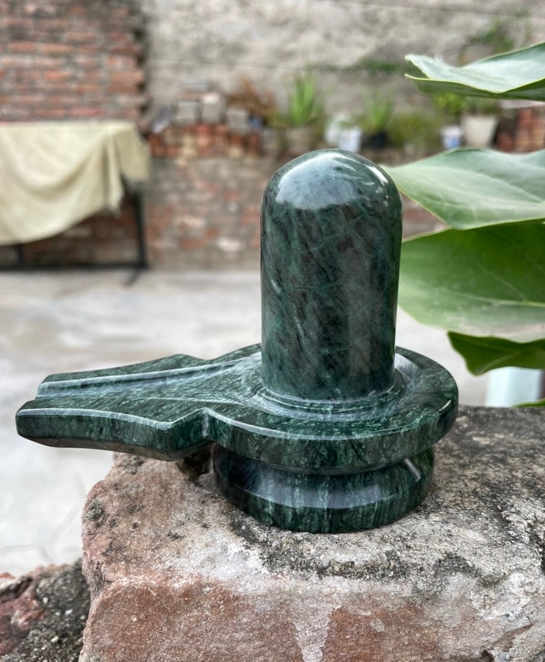 Pierre Lingam De Shiva - Qualité Extra - 5 Cm - OxcmoBijoux - Neuf Avec étiquettes