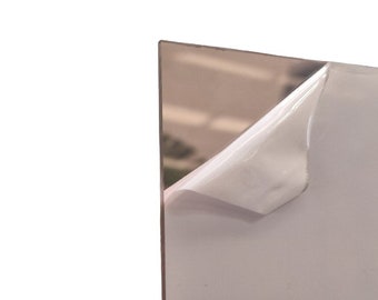 Lámina de PMMA acrílico color bronce ahumado - Para corte y grabado láser DIY - Tamaños y espesores a elegir - Corte personalizado