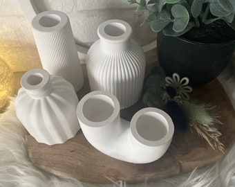 Vasen, Wohnzimmer Deko, Geburtstagsgeschenk Frau, Vase Keramik,  Boho Deko, Trockenblumen, Kerzenständer,  verschiedene Vasen, moderne Kunst